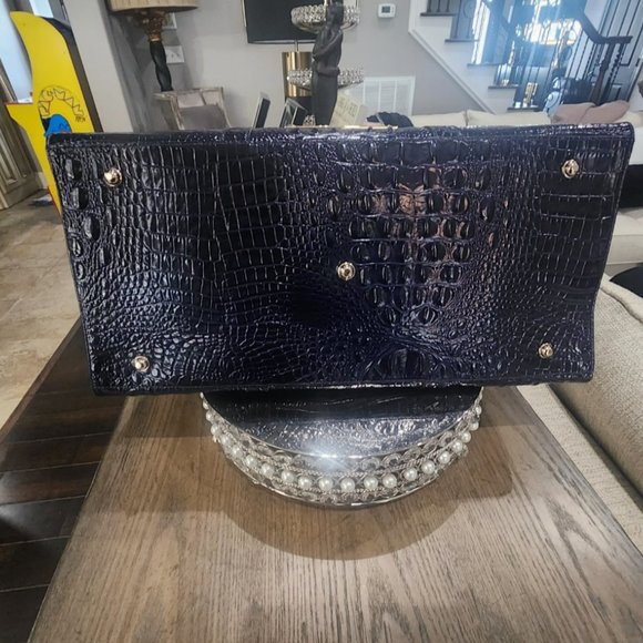 NWT Rare Color Authentic Blue Brahmin Genuine Leather Anywhere - Picture 10 of 11